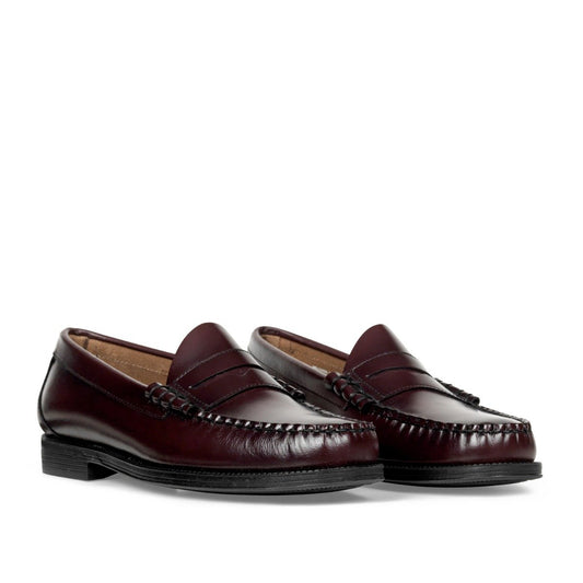 G.H. Bass - Weejun II Larson Moc Penny - WINE LEATHER / Bordeaux - Sko