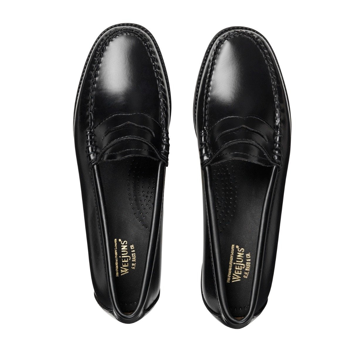G.H. Bass - Weejun II Wmn Penny - BLACK LEATHER / Sort - Sko