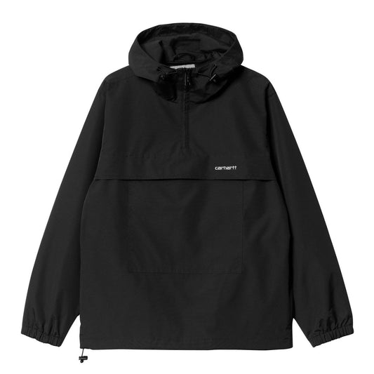 Carhartt WIP - Windbreaker Pullover - BLACK / WHITE / Sort - Jakker