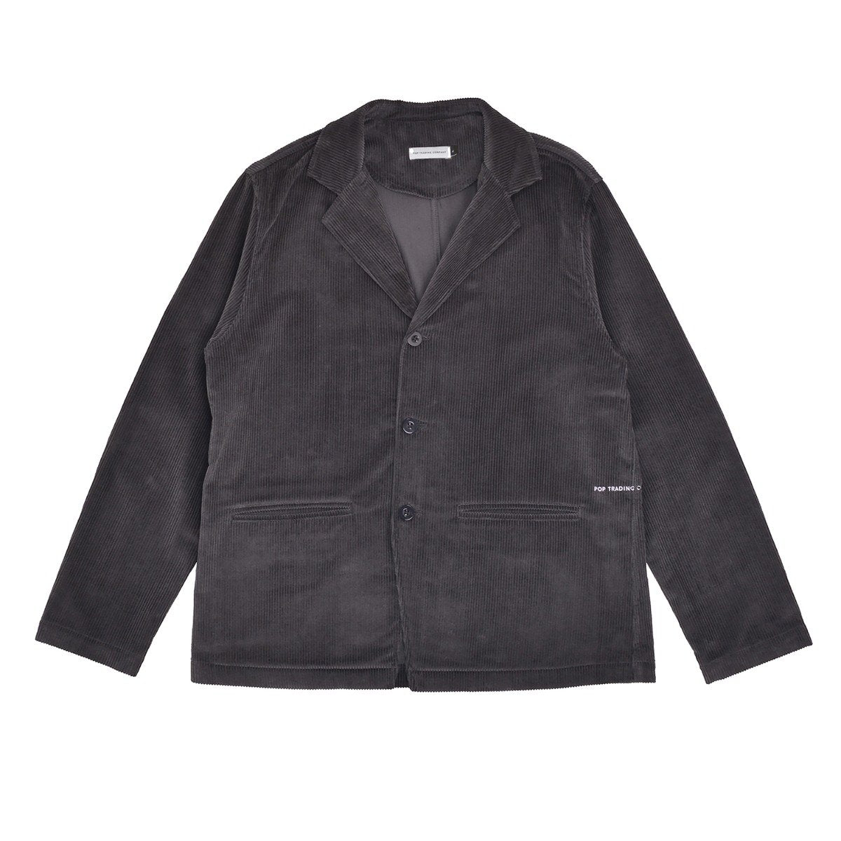 Pop Trading Company - Cord Suit Jacket - anthracite - Herre > Jakker