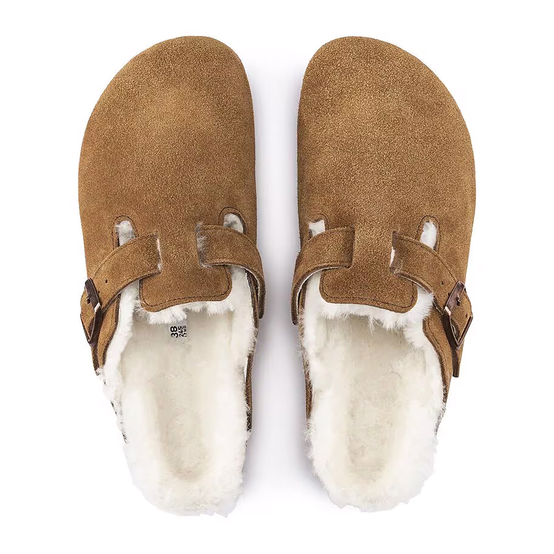 Birkenstock - Boston Shearling LEVE - MINK / Brun - Sko