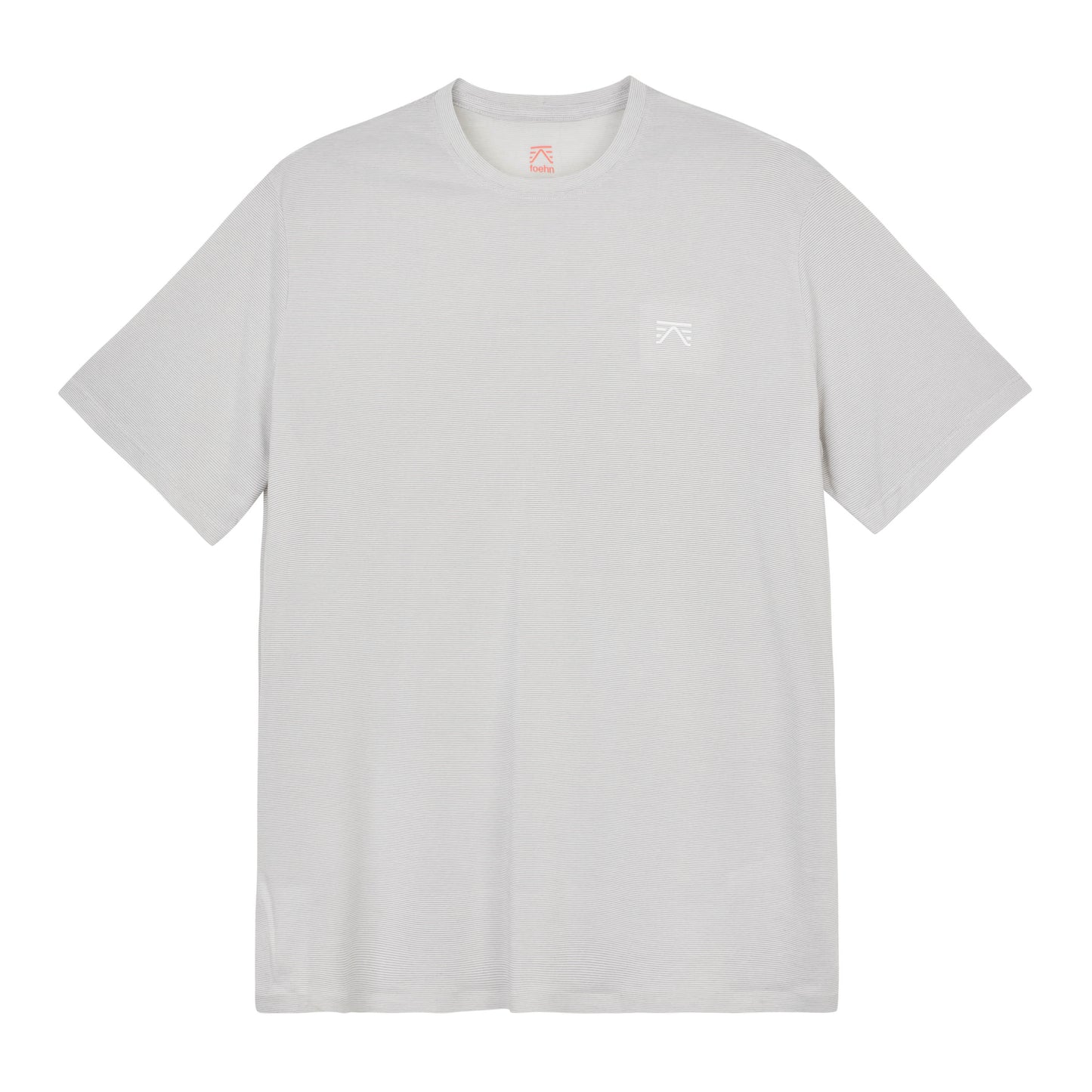 Foehn - M's Cortes Polartec T-Shirt - WHITE / ALLOY / Hvid - T-Shirts