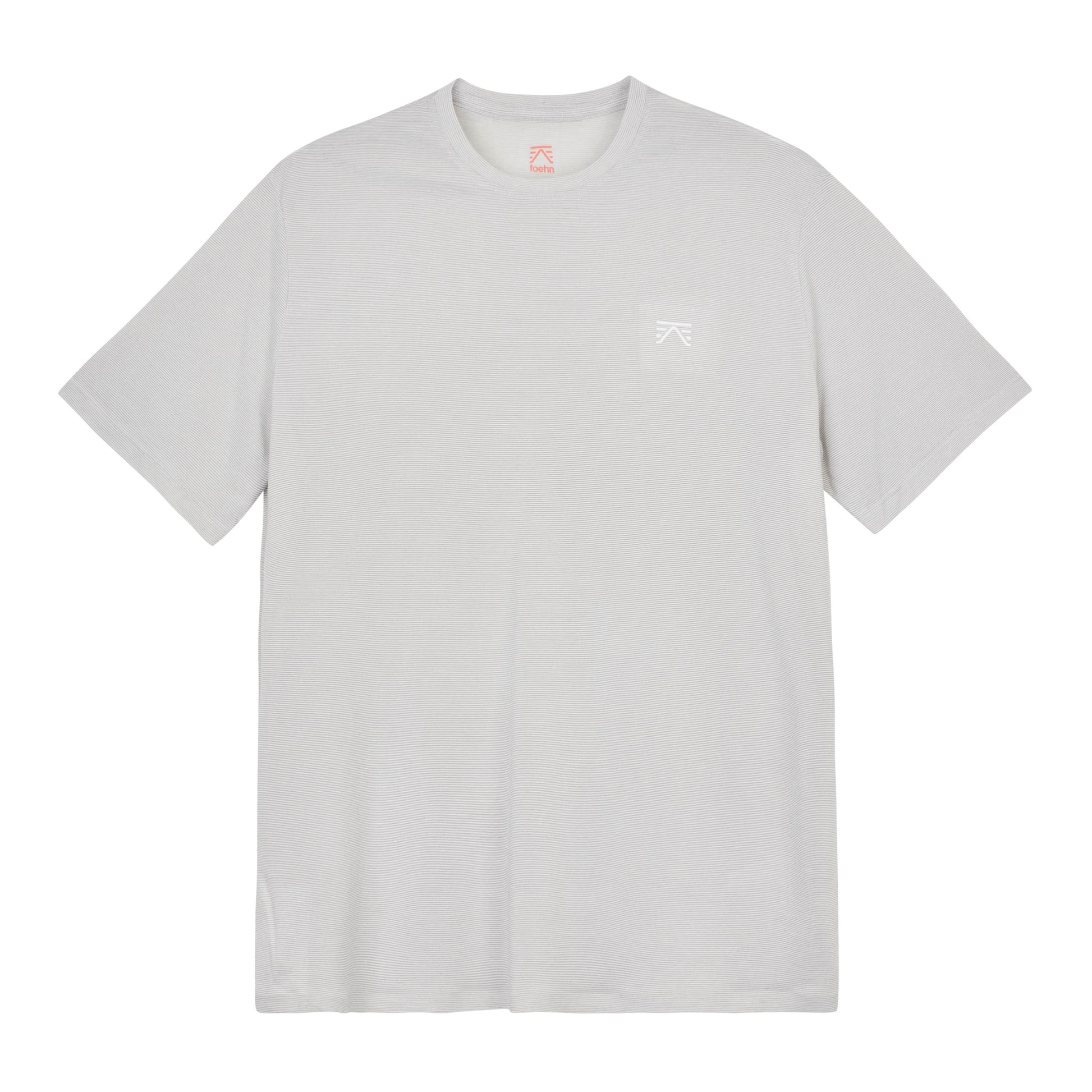 Foehn - M's Cortes Polartec T-Shirt - WHITE / ALLOY / Hvid - T-Shirts