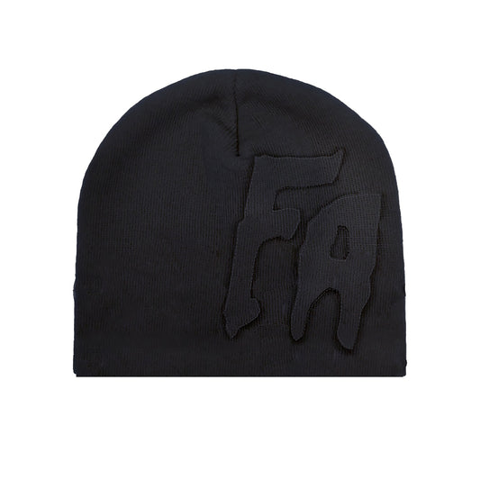 Fucking Awesome - Lesser God Skull Beanie - BLACK / Sort - Accessories