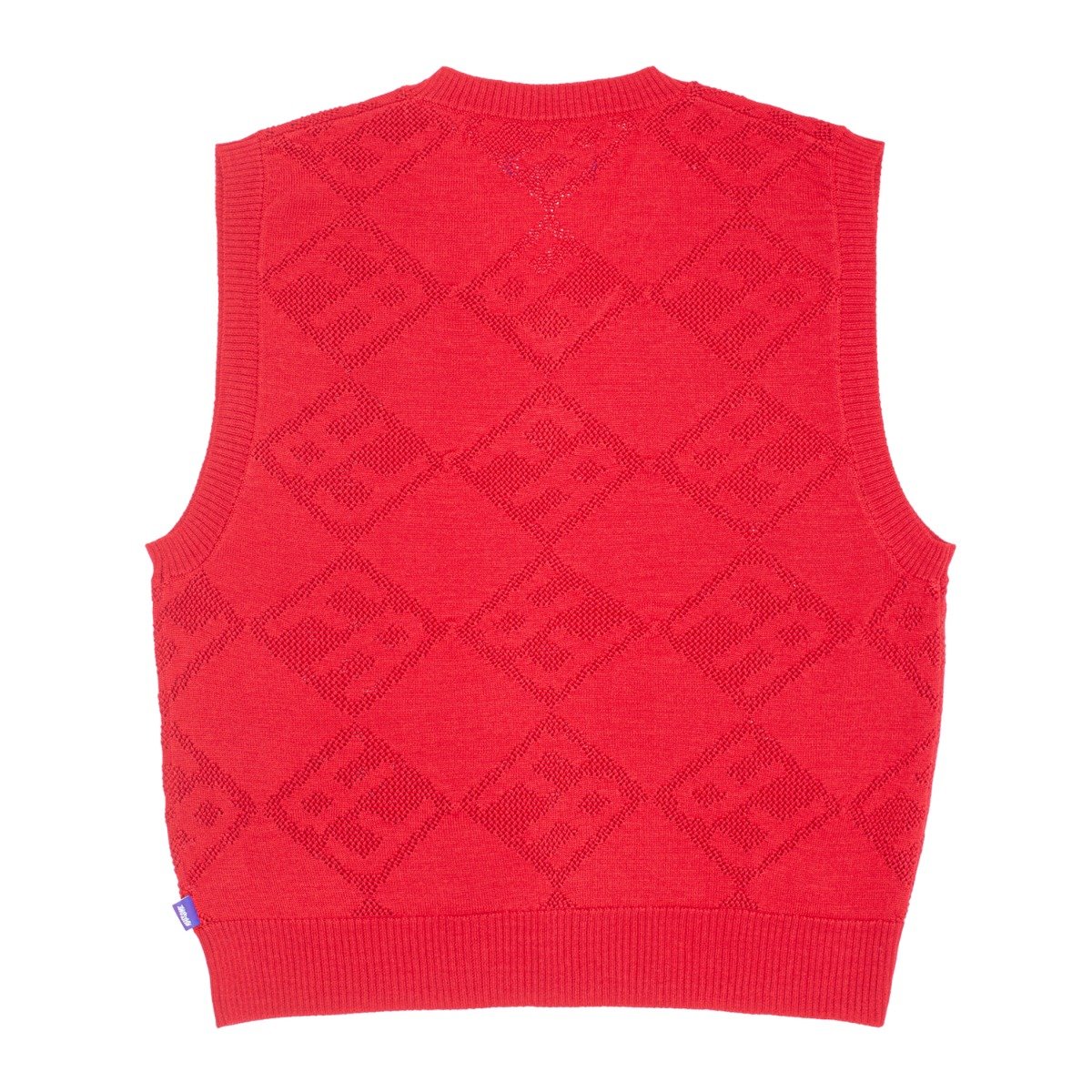 Fucking Awesome Letter Square Vest Red
