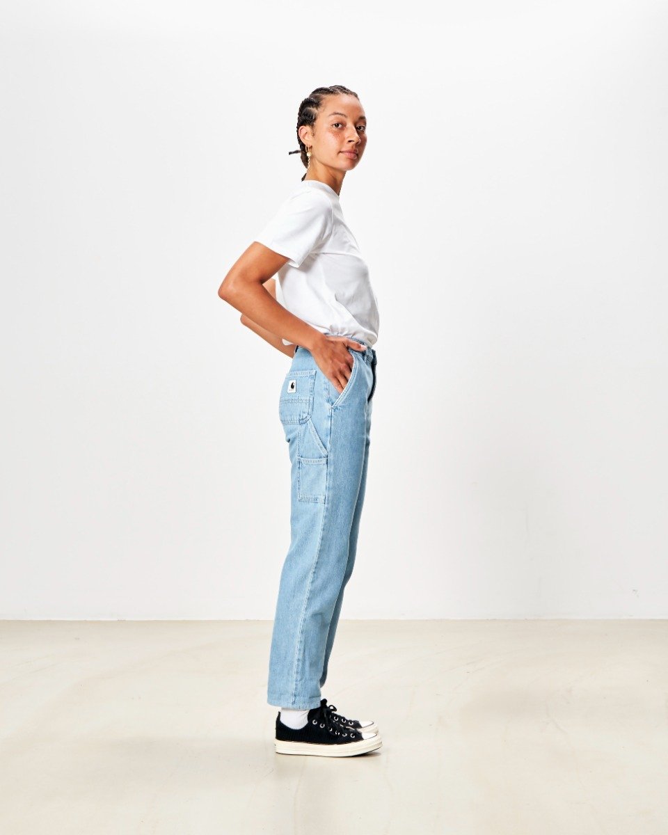 Carhartt WIP W' Pierce Pant Blue stone bleached