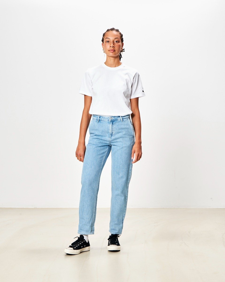 Carhartt WIP W' Pierce Pant Blue stone bleached