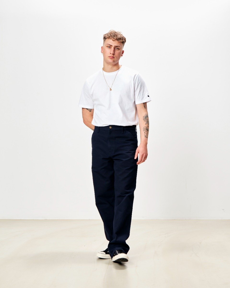 Carhartt WIP Simple Pant Dark Navy Rinsed
