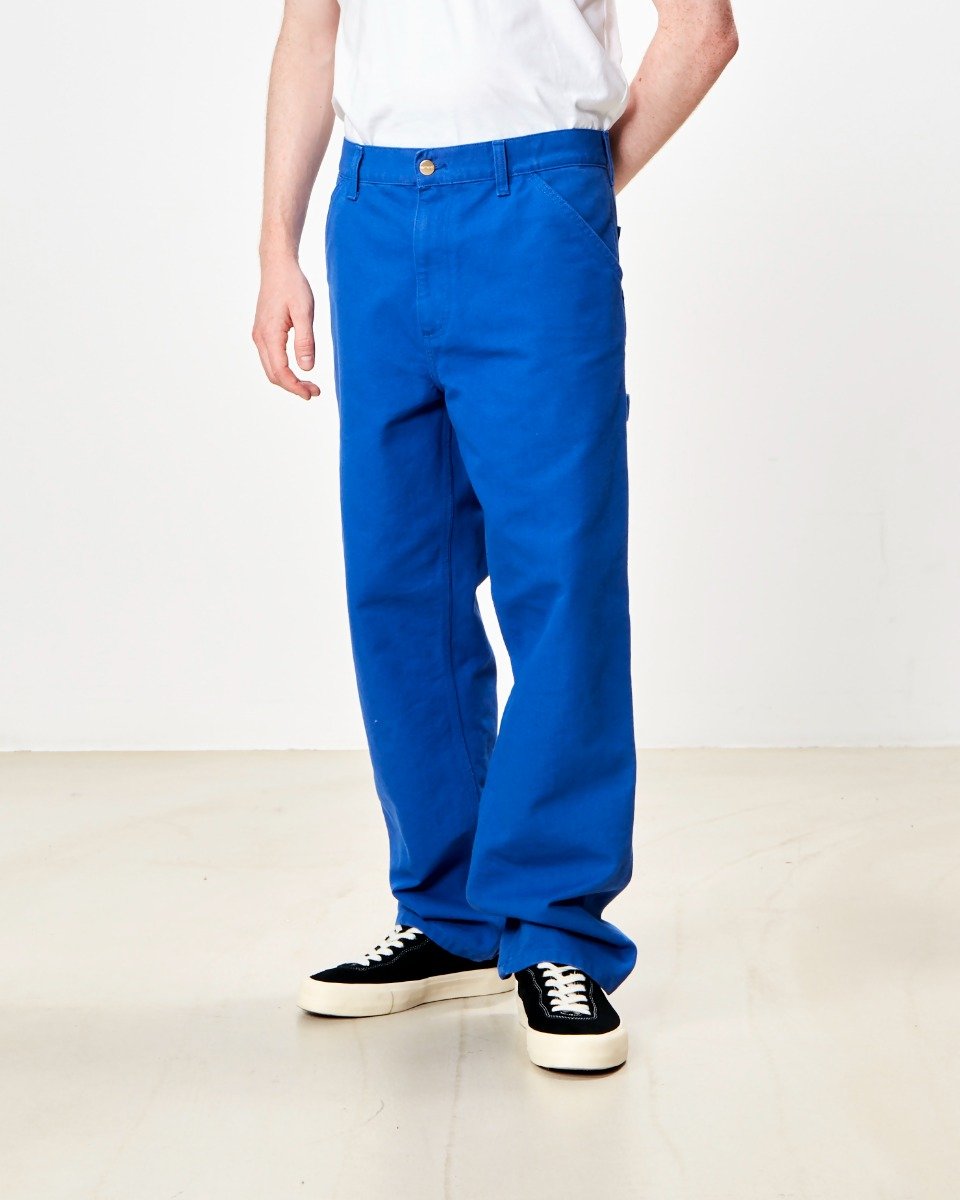 Carhartt WIP Single Knee Pant Lazurite Rinsed