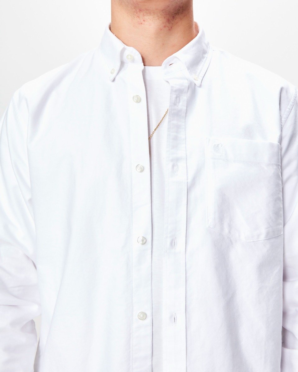Carhartt L/S C-Logo Shirt White / White