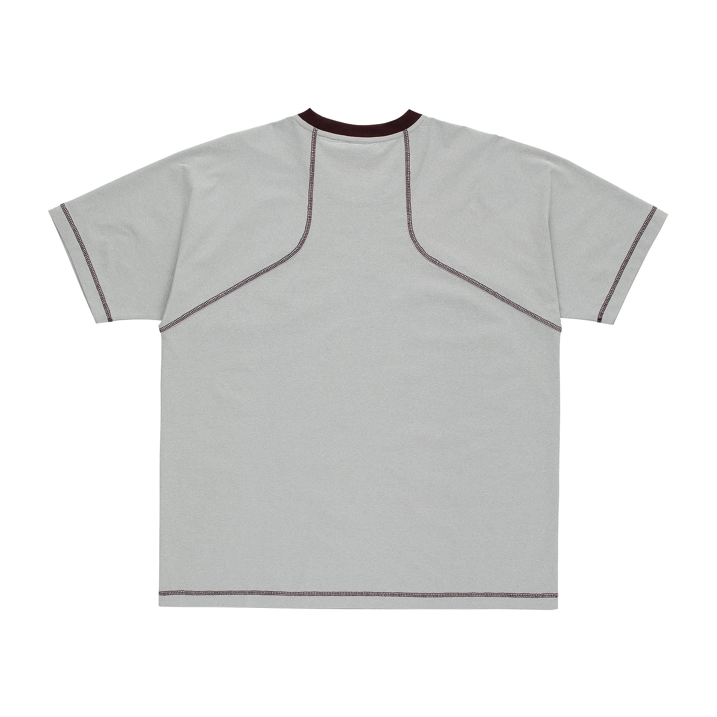 Pop Trading Company - Sports T-Shirt - QUARRY / FUDGE / Grå - T-Shirts