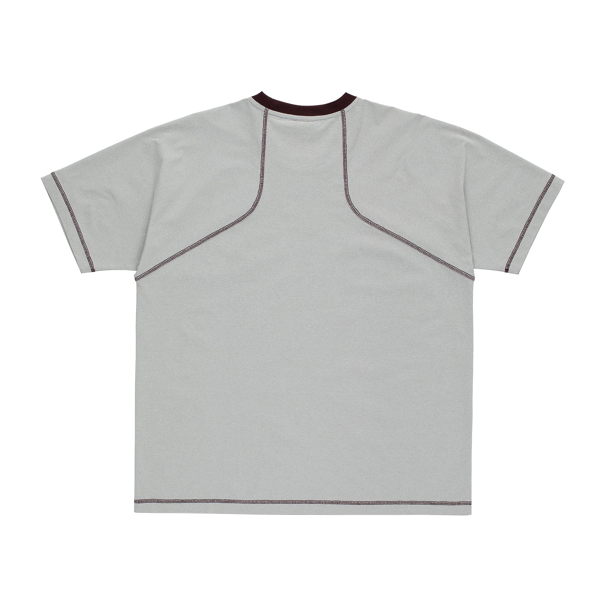 Pop Trading Company - Sports T-Shirt - QUARRY / FUDGE / Grå - T-Shirts