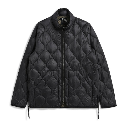 Military Hi Neck W-Zip Down Jacket (Soft shell)