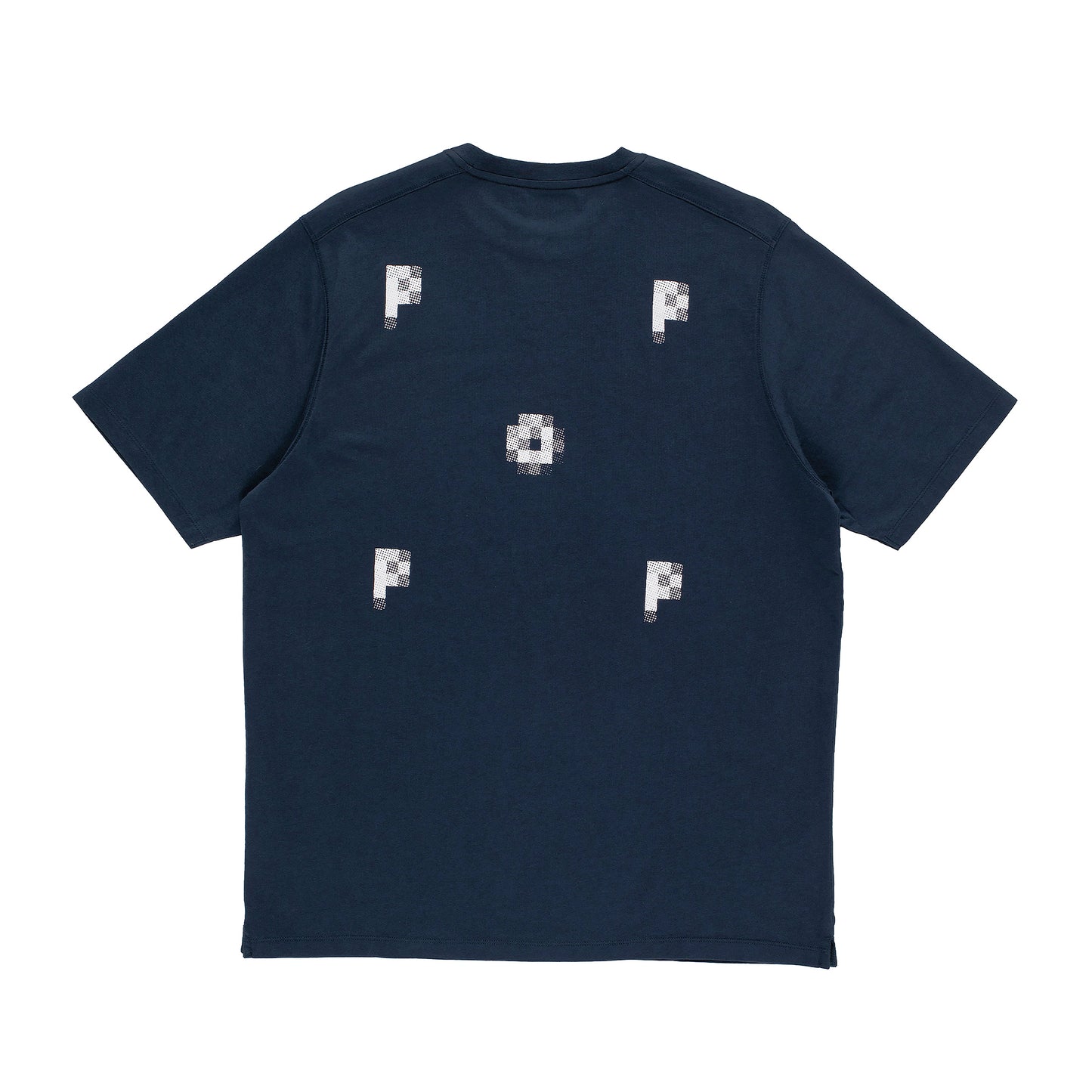 Pop Trading Company - Pixel Logo T-Shirt - NAVY / Blå - T-Shirts