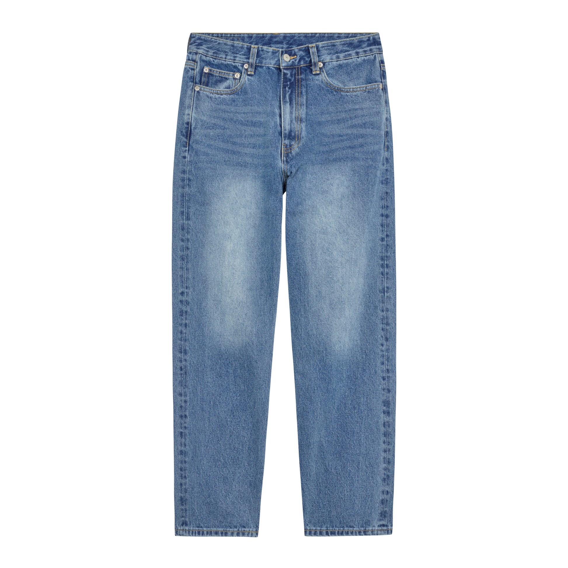 Uniform Bridge - Comfort Denim Pants - INDIGO WASHED / Blå - Bukser