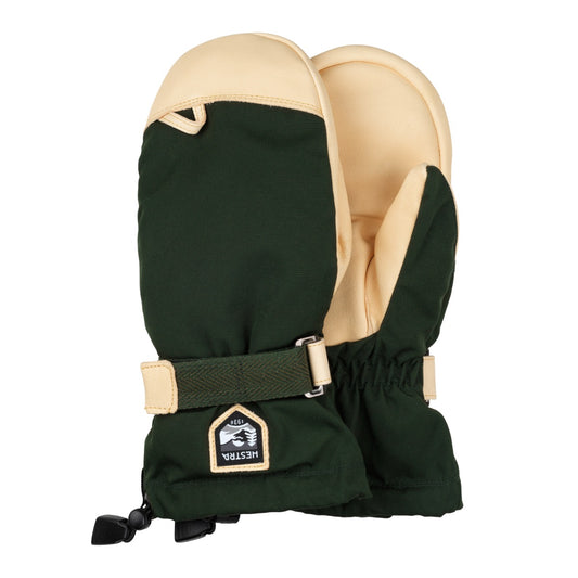 Hestra - Abisko Ecocuir Sr. Mitt - DARK GREEN / Grøn - Accessories