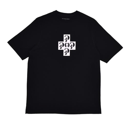 Pop Trading Company - Godtown T-Shirt - BLACK / Sort - T-Shirts
