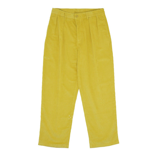 Pop Trading Company - Cord Suit Pant - CRESS GREEN / Gul - Bukser