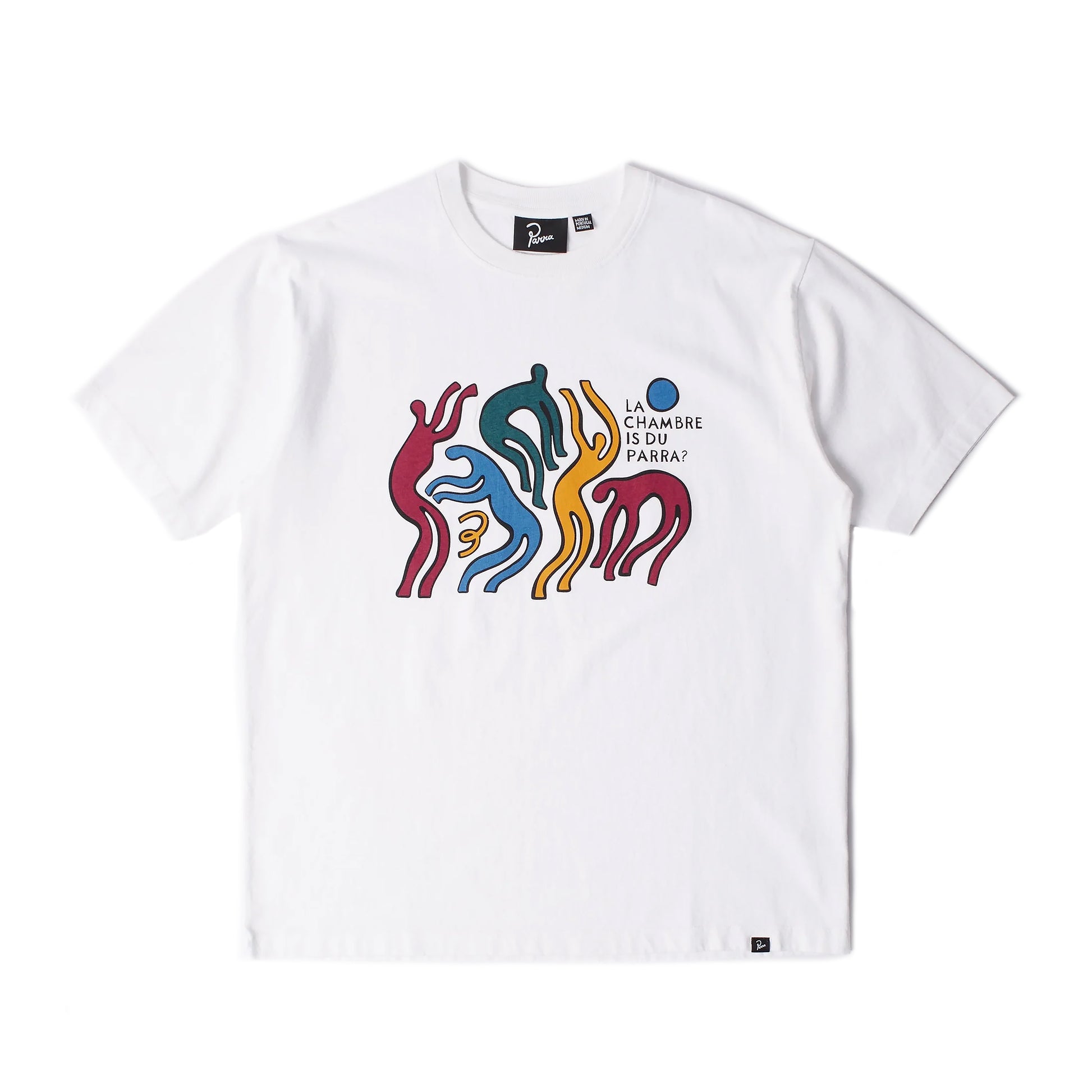 By Parra - La Chambre Nuit T-Shirt - WHITE / Hvid - T-Shirts