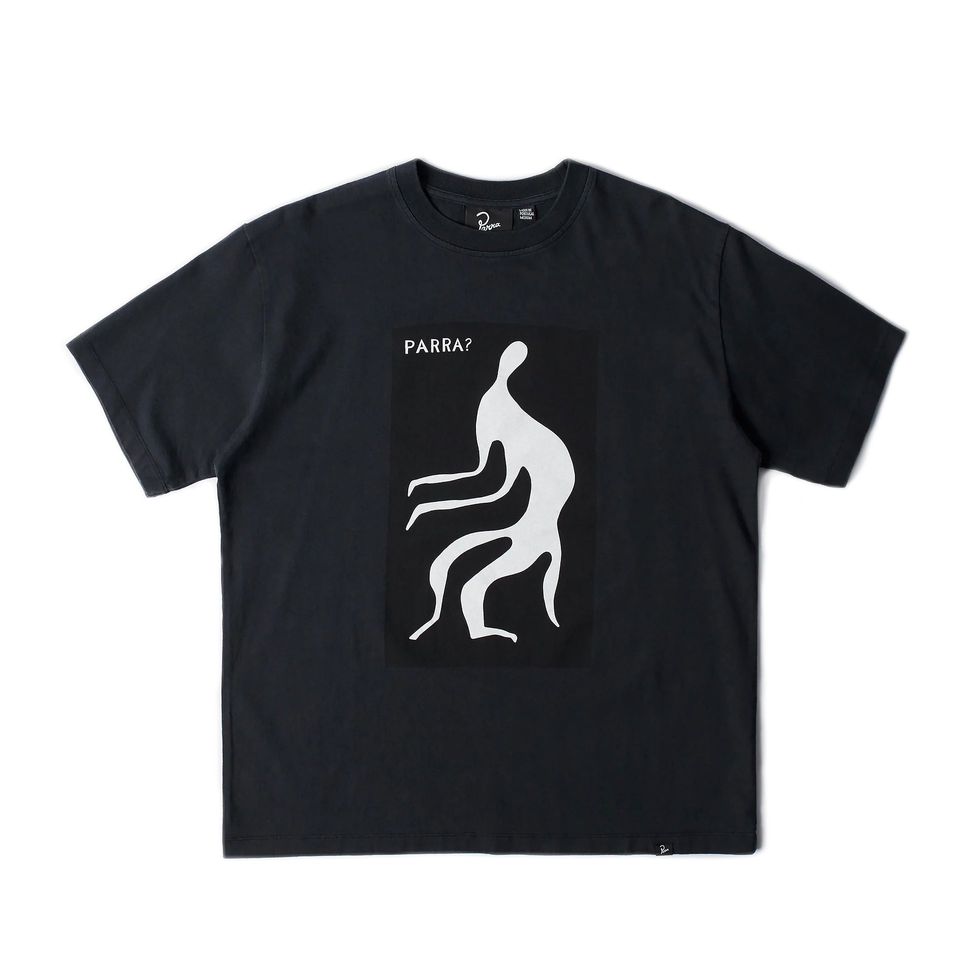 By Parra - The Stalker T-Shirt - WASHED GREY / Sort - T-Shirts