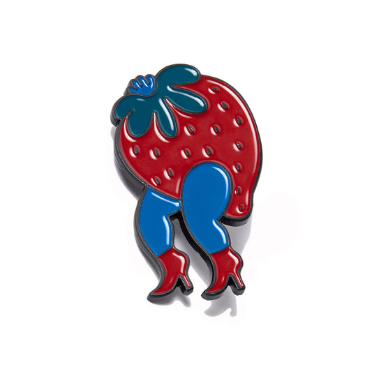 Stupid Strawberry Enamel Pin