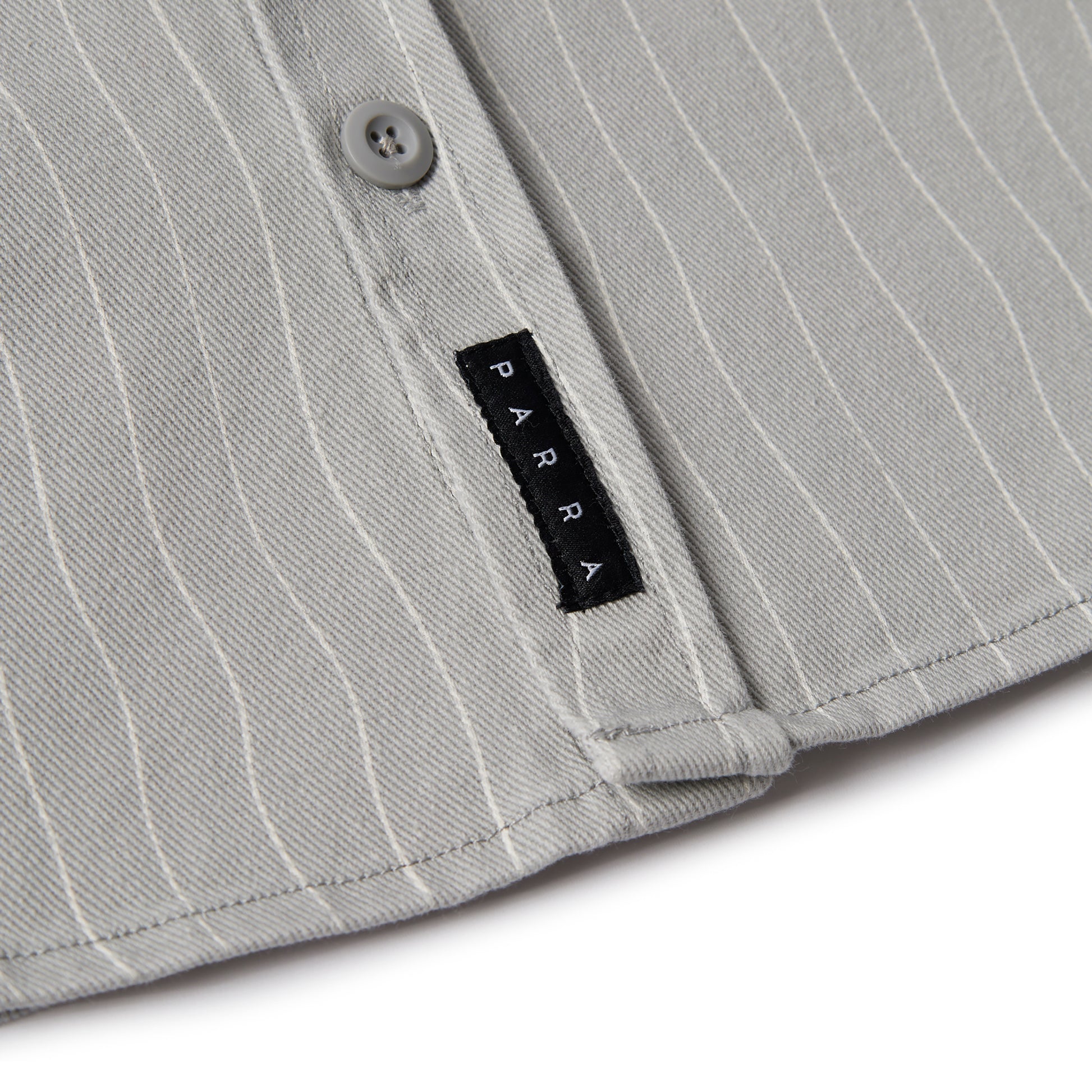 By Parra - Meandering Lines Shirt - GREY / Grå||Striber - Skjorter
