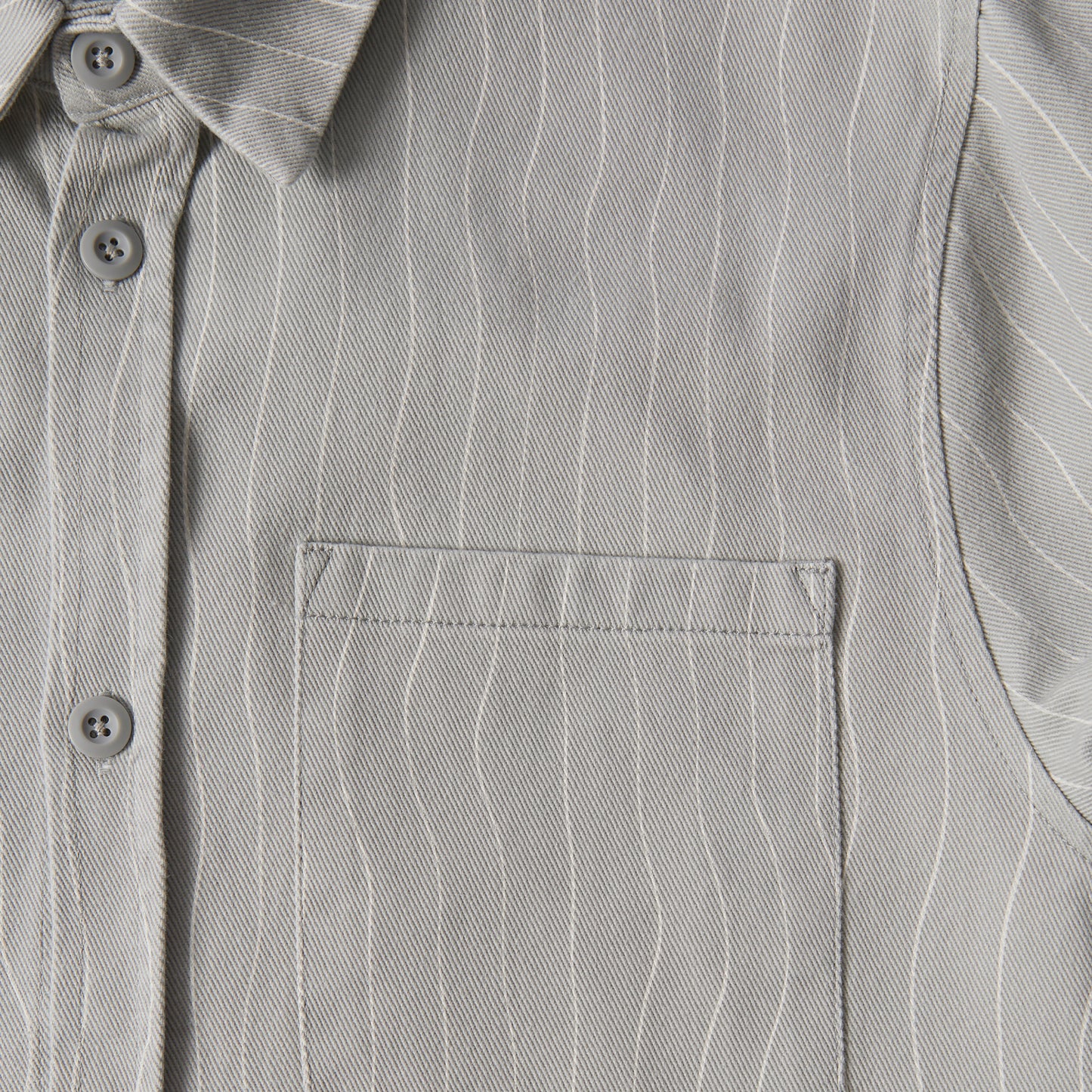 By Parra - Meandering Lines Shirt - GREY / Grå||Striber - Skjorter