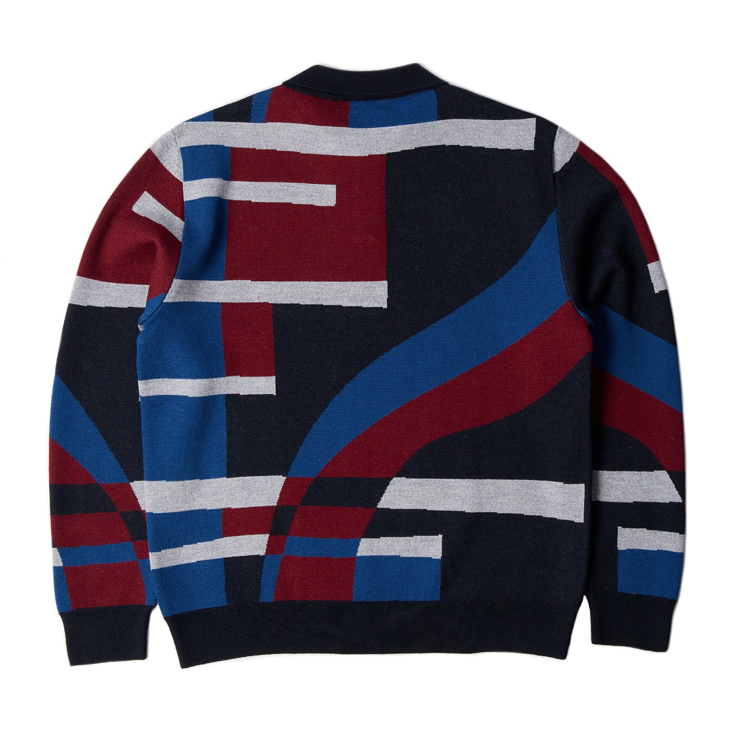 Vertical Forest Knitted Polo