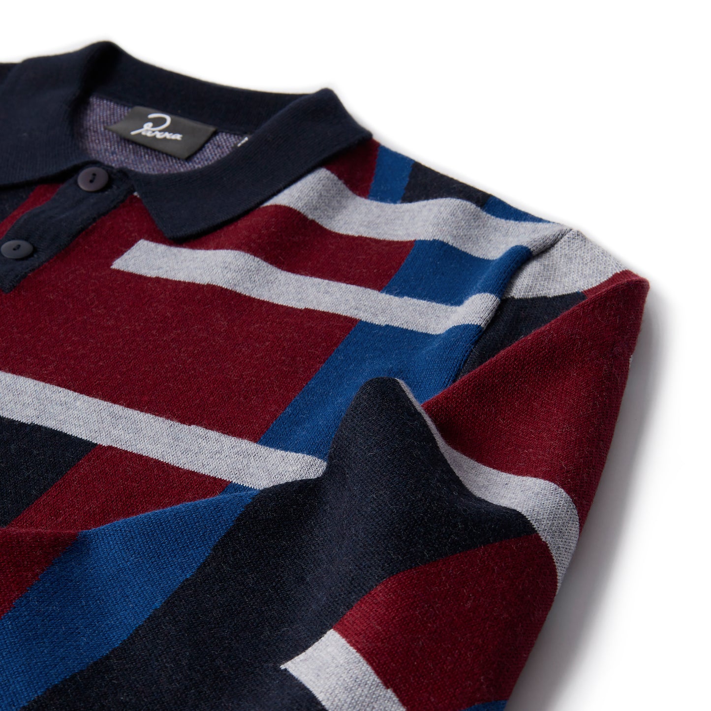 Vertical Forest Knitted Polo