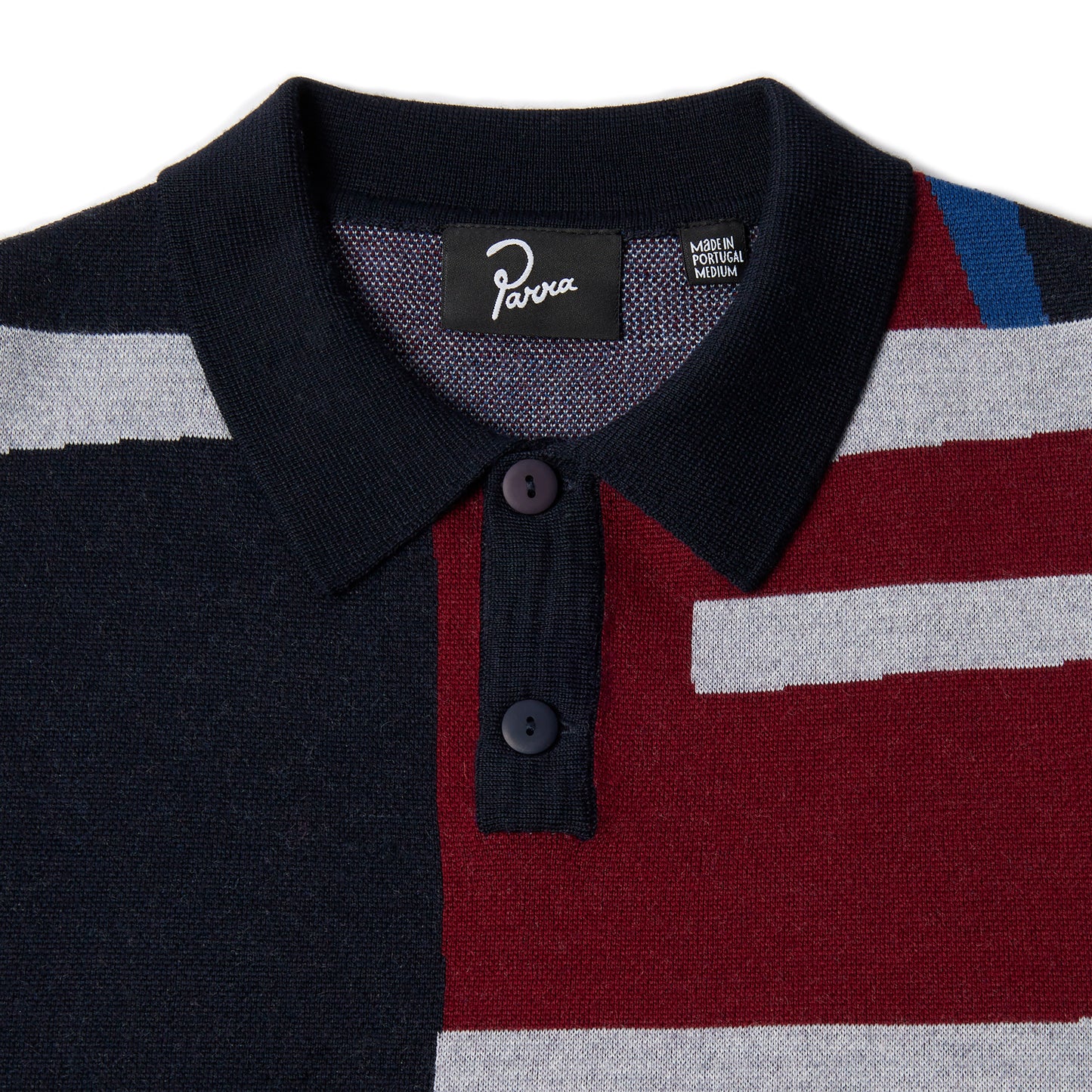 Vertical Forest Knitted Polo