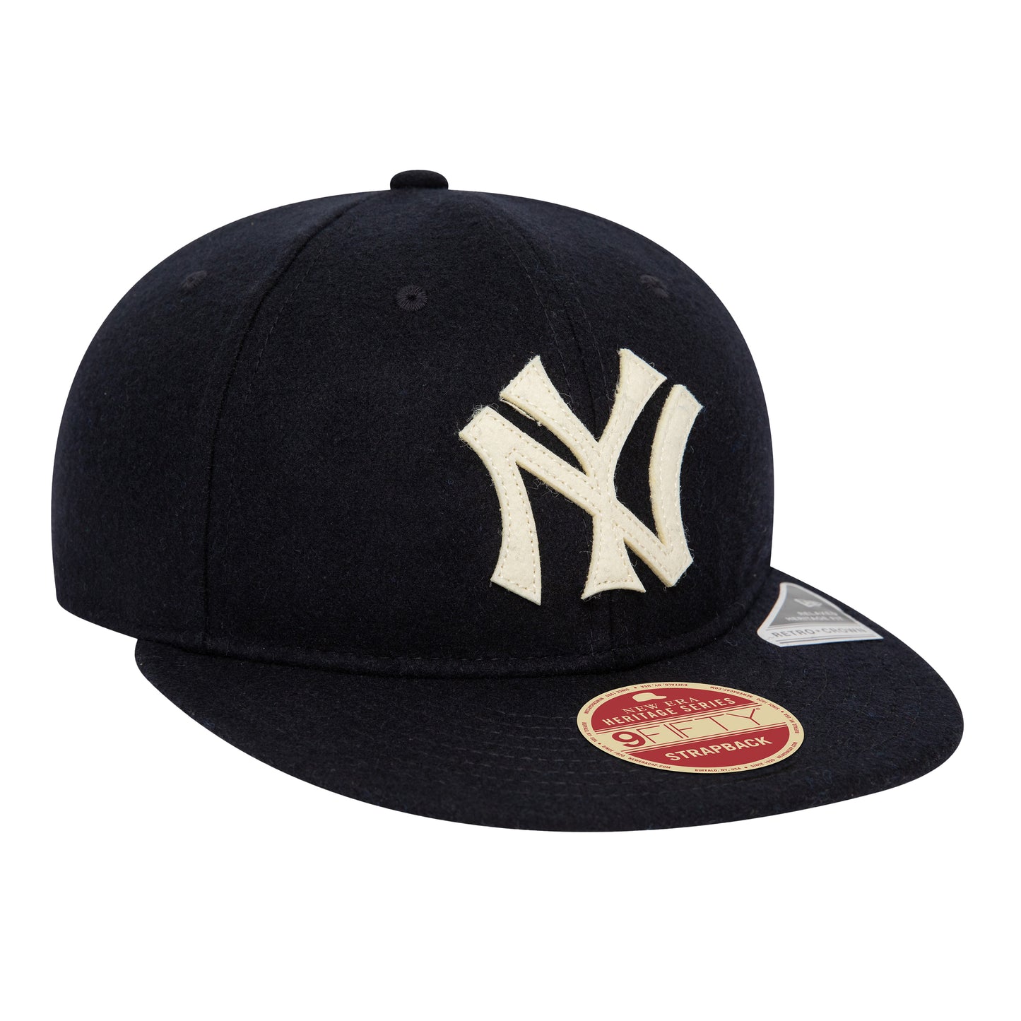 New York Yankees Heritage Series Navy Retro Crown 9FIFTY Strapback Cap