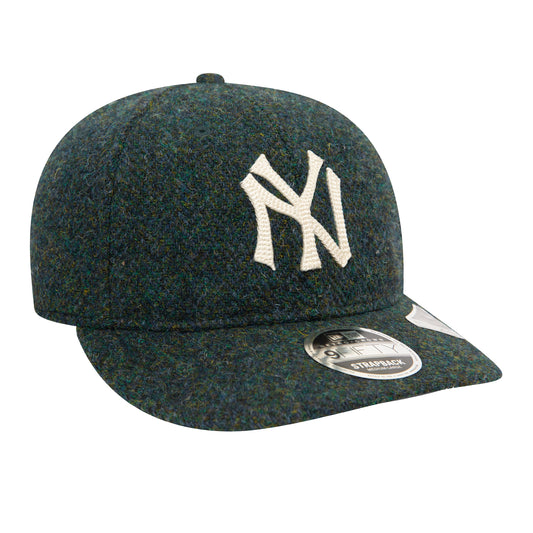 New York Yankees MLB Harris Tweed Navy Retro Crown 9FIFTY Cap