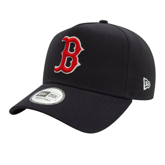 New Era - Boston Red Sox Patch Navy 9FORTY E-Frame Adjustable Cap - NAVY / Blå - Accessories
