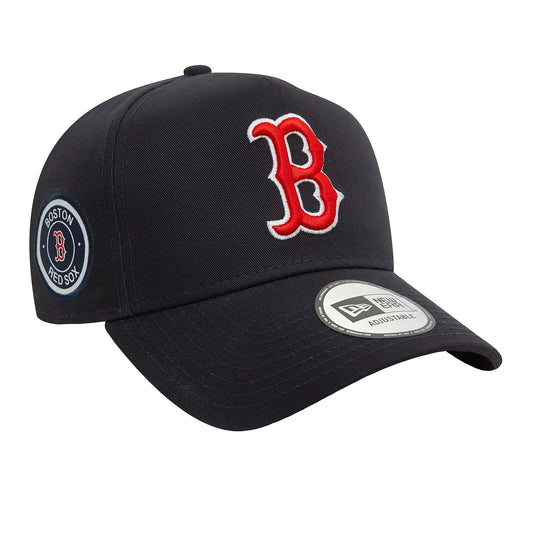Boston Red Sox Patch Navy 9FORTY E-Frame Adjustable Cap