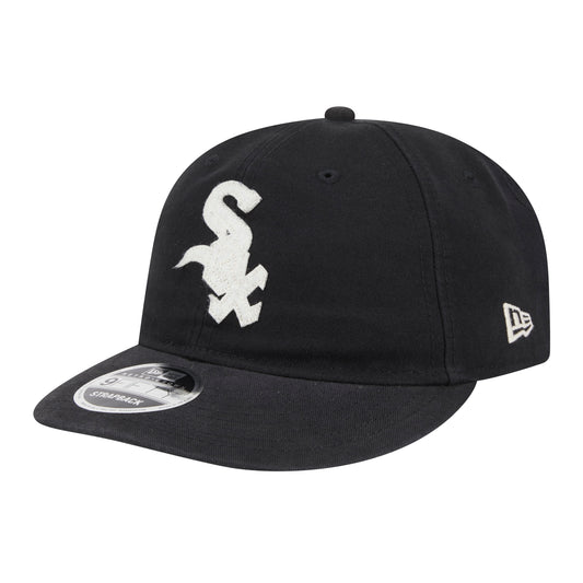New Era - Canvas Felt Retro Crown 9FIFTY Adjustable - BLACK / Sort - Accessories