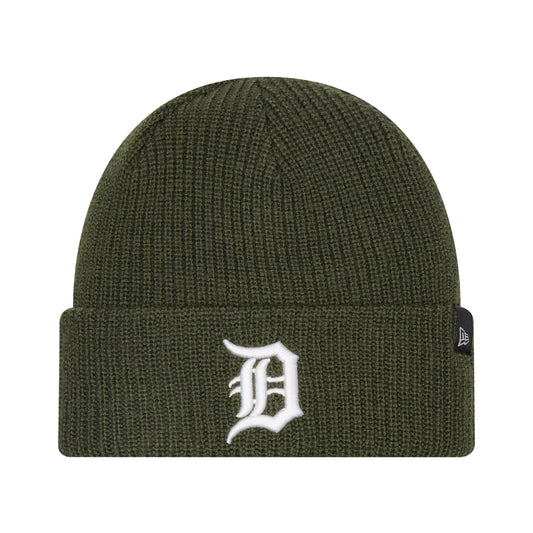 New Era - Merino Wool Knit Beanie - OPEN GREEN / Grøn - Accessories