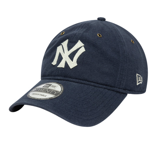 New Era - MLB Cooperstown Patch New York Yankees 9Twenty Cap - NAVY / Blå - Accessories