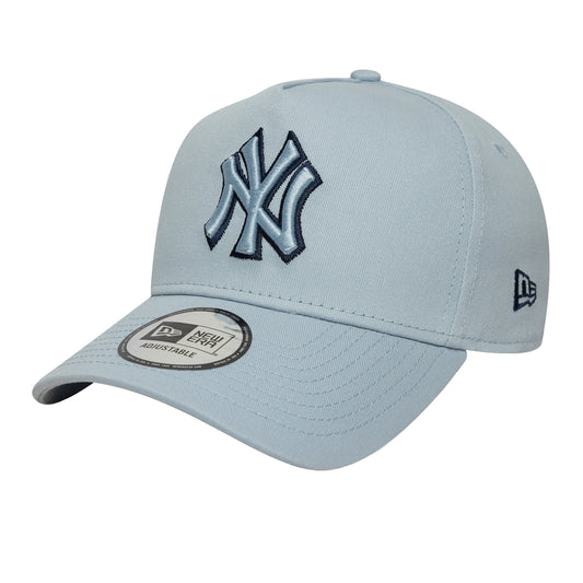 New Era - Team Outline New York Yankees 9Forty E-Frame Cap - PASTEL BLUE / Blå - Accessories