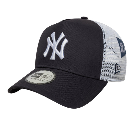 New Era - MLB Multi Patch NY 9Forty Trucker Cap - NAVY / Sort||Hvid - Accessories
