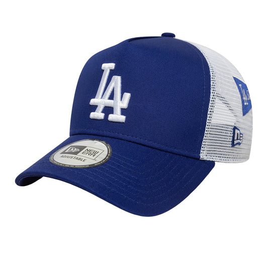 New Era - MLB Multi Patch LA Dodgers 9Forty Trucker Cap - DK BLUE / Blå - Accessories