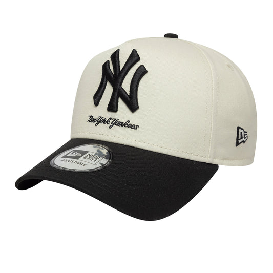 New Era - Mythical NY Yankess 9Forty Cap - LIGHT BEIGE / Sort||Hvid - Accessories