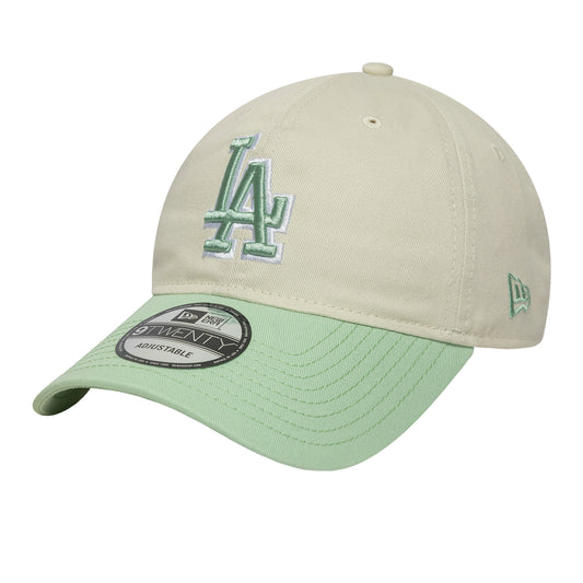 New Era - World Series 9TWENTY LA Dodgers - LIGHT BEIGE / Beige||Grøn - Accessories