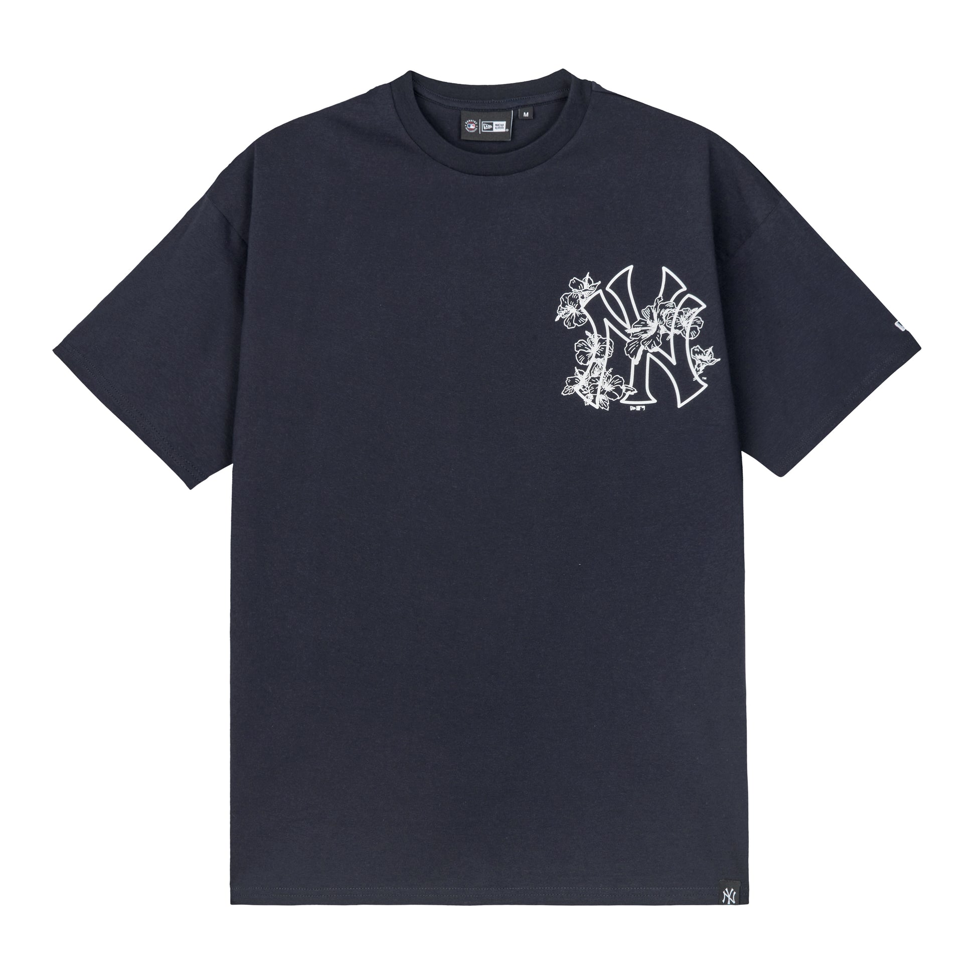 New Era - MLB Floral Graphic New York Yankees T-Shirt - NAVY / Blå - T-Shirts