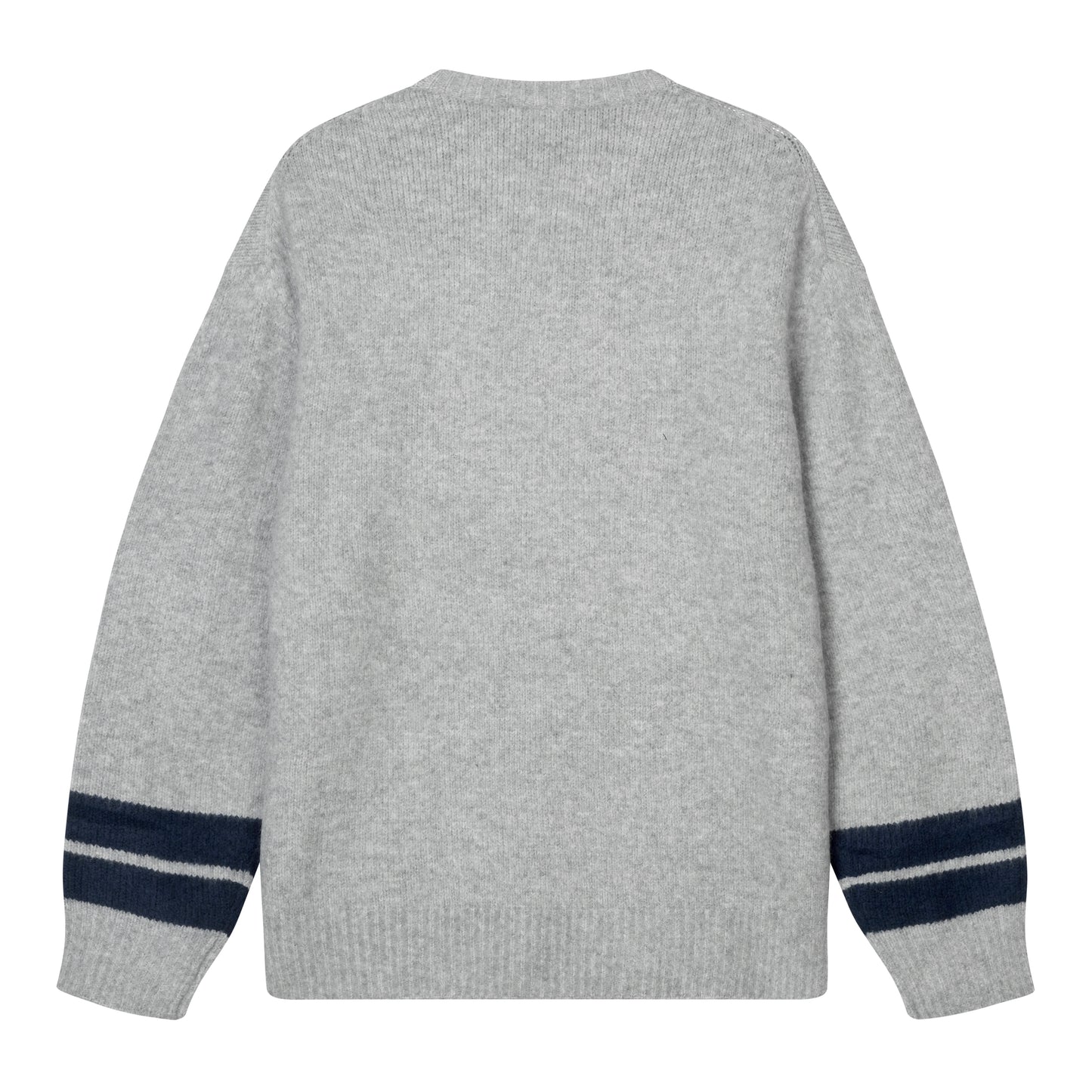 New Era - MLB NEW YORK YANKEES KNIT SWEATER - HEATHER GREY / Grå - Strik