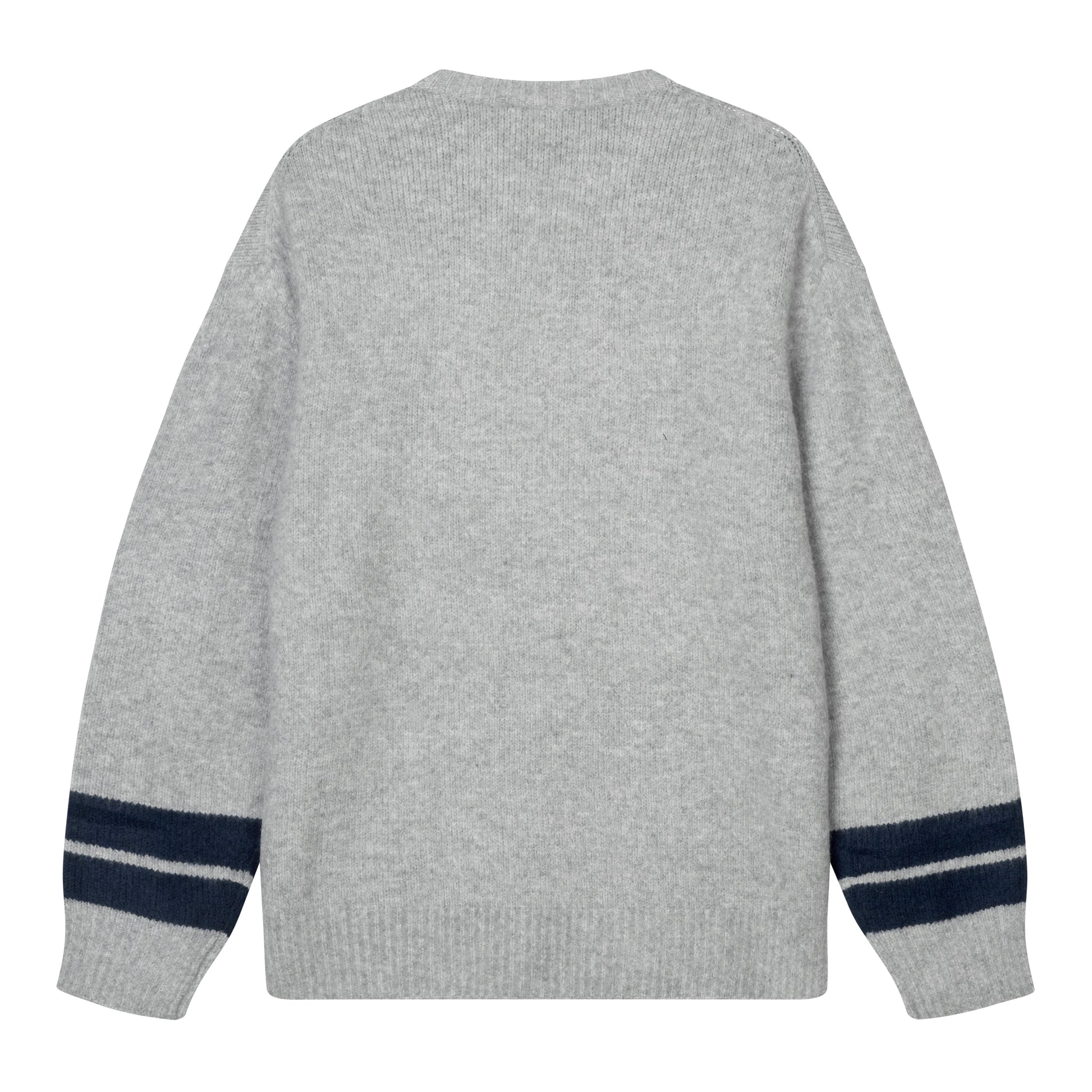 New Era - MLB NEW YORK YANKEES KNIT SWEATER - HEATHER GREY / Grå - Strik