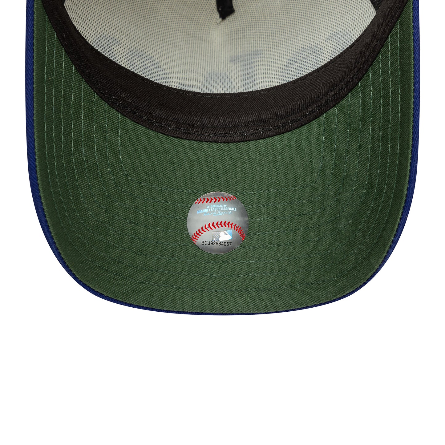New Era - MLB LA DODGERS 9FORTY E-FRAME - CHROME WHITE / DARK ROYAL / Hvid||Blå - Accessories