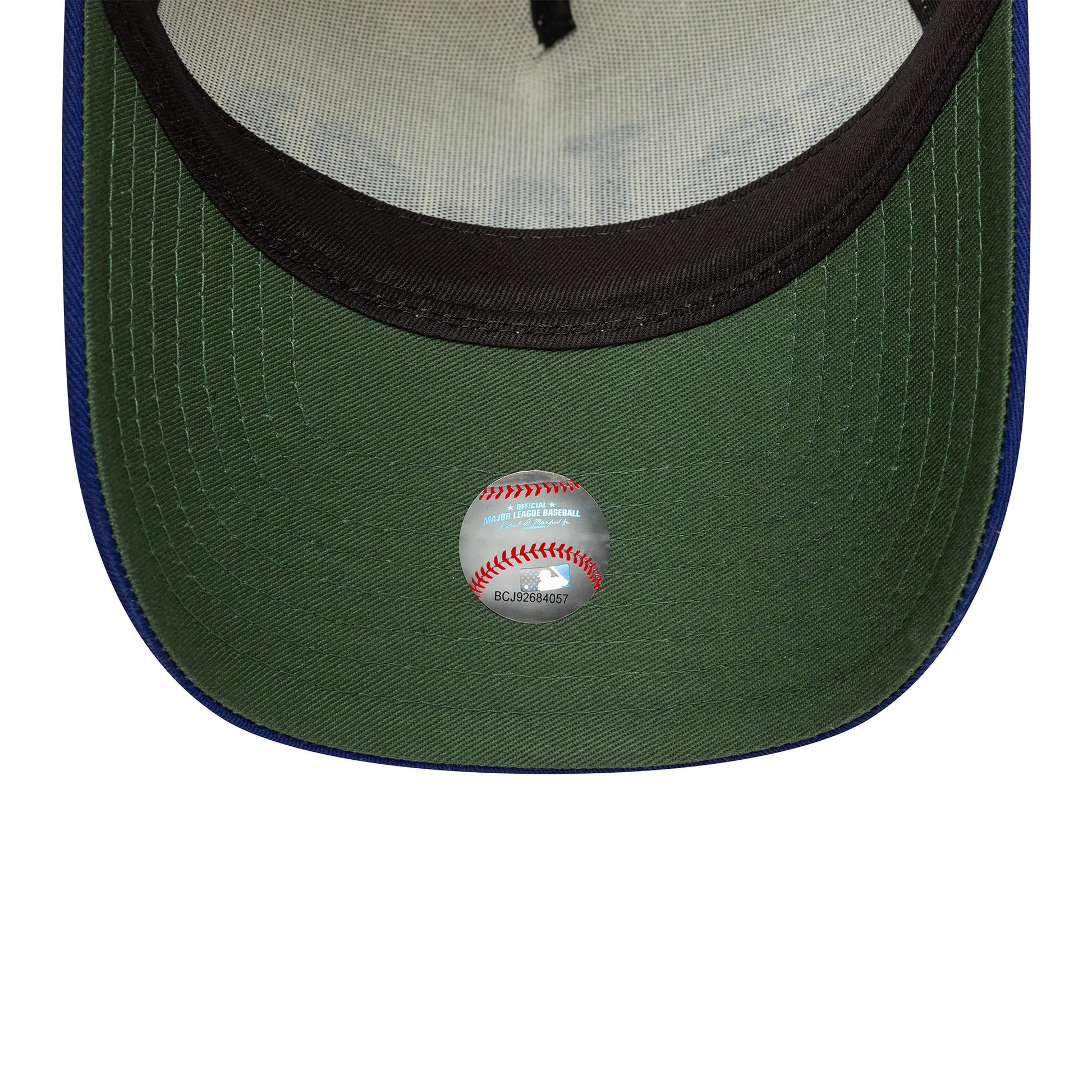 New Era - MLB LA DODGERS 9FORTY E-FRAME - CHROME WHITE / DARK ROYAL / Hvid||Blå - Accessories