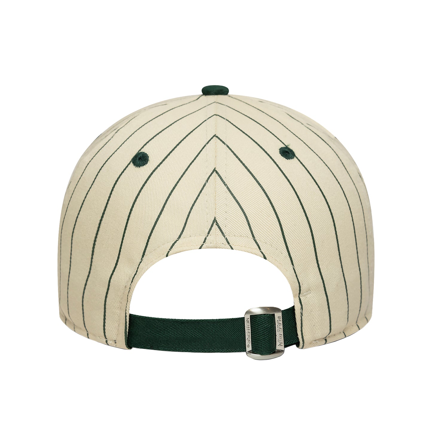New Era - Oakland Athletics MLB Pinstripe Dark Green 9TWENTY Adjustable Cap - DARK GREEN / Grøn||Hvid - Accessories