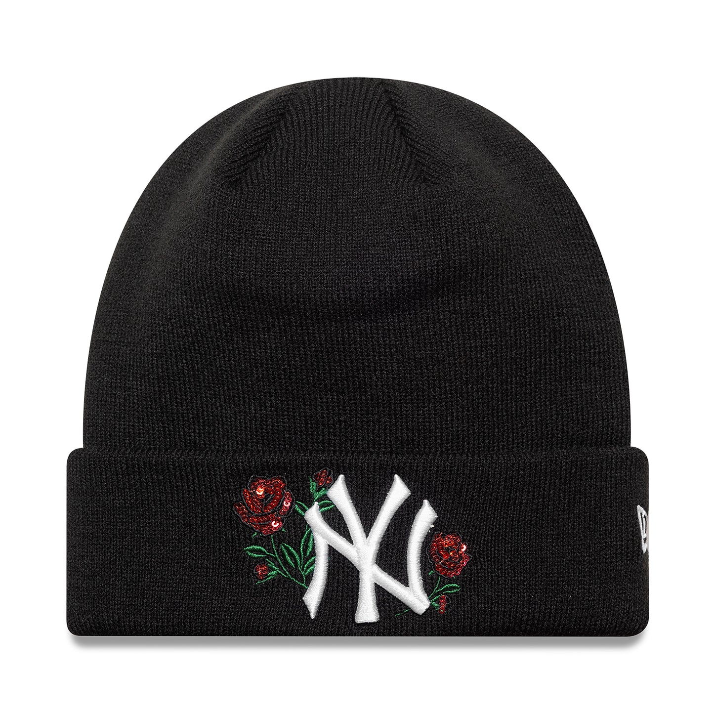 WMNS SEQUIN ROSE BEANIE NEYYAN BLK