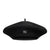 WMNS WOOL PIN BERET NEYYAN BLK
